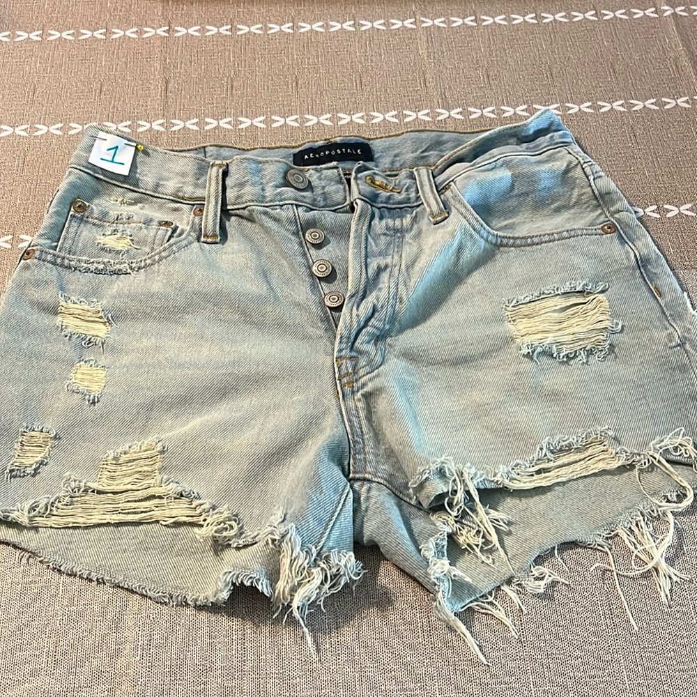 Vintage high rise Jean shorts